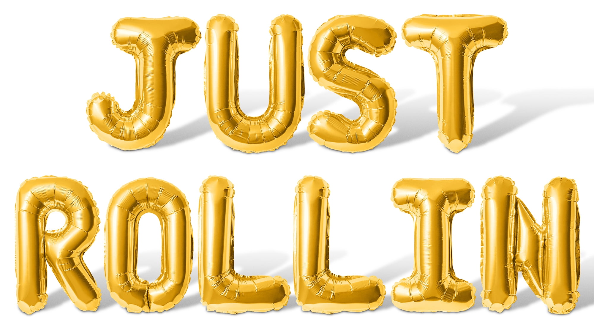 Letter Balloons - JUST ROLLIN 16