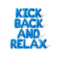 thumbnail image 1 of Letter Balloons - KICK BACK AND RELAX 16" Inch Alphabet Letters Foil Mylar Balloon Retirement Party Banner (Blue), 1 of 5
