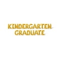 thumbnail image 1 of Letter Balloons - KINDERGARTEN GRADUATE 16" Inch Alphabet Letters Foil Mylar Balloon Graduation Day Party Banner (Gold), 1 of 5