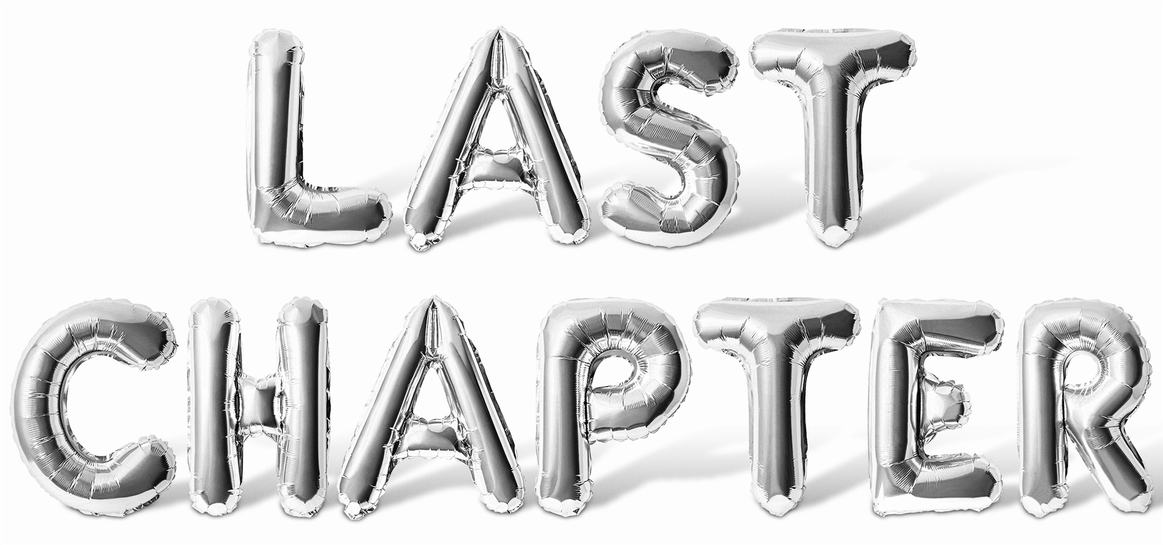 The Final Chapter Lettering Letter Balloons - LAST CHAPTER 16