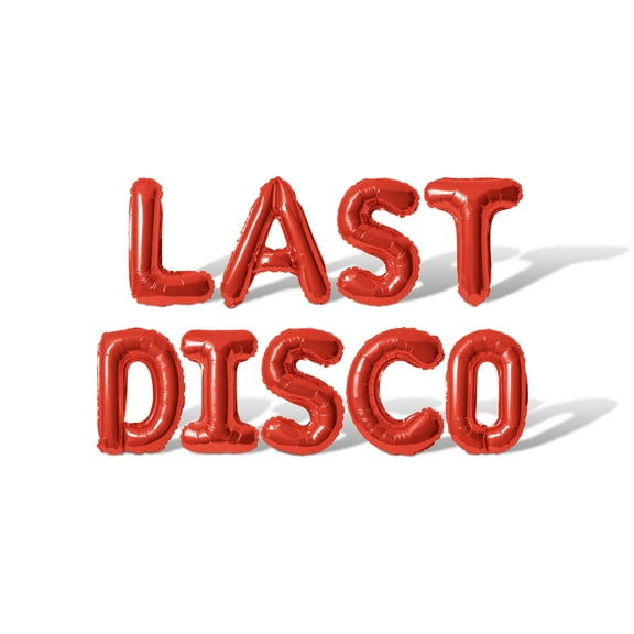 Letter Balloons - LAST DISCO 16" Inch Alphabet Letters Foil Mylar Balloon Bachelorette Party or Bridal Shower Banner (Red)