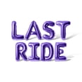 thumbnail image 1 of Letter Balloons - LAST RIDE 16" Inch Alphabet Letters Foil Mylar Balloon Bachelorette or Bridal Shower Party Banner (Purple), 1 of 5