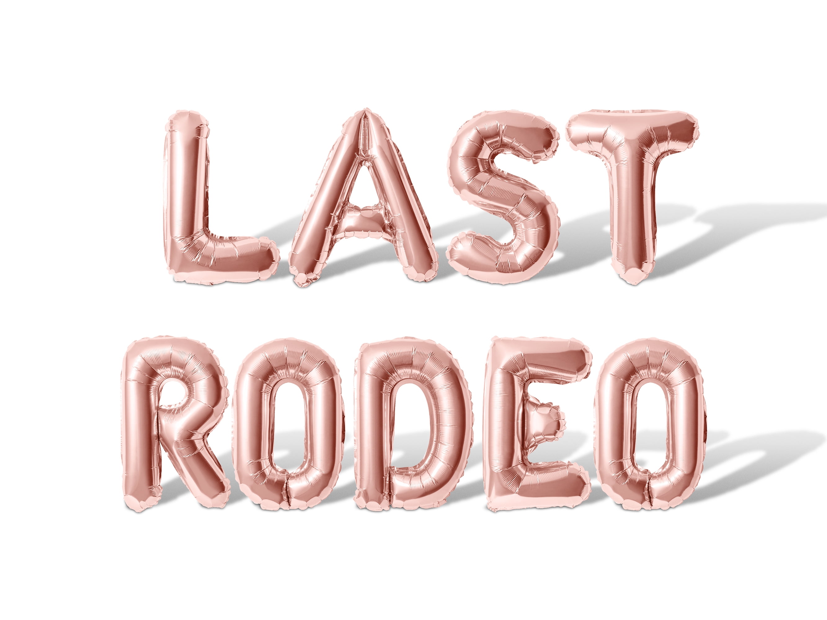 Letter Balloons - LAST RODEO 16