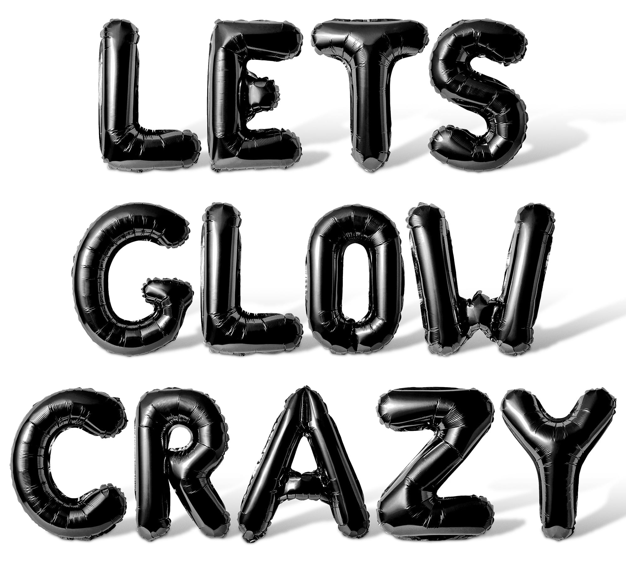 Letter Balloons - LETS GLOW CRAZY 16
