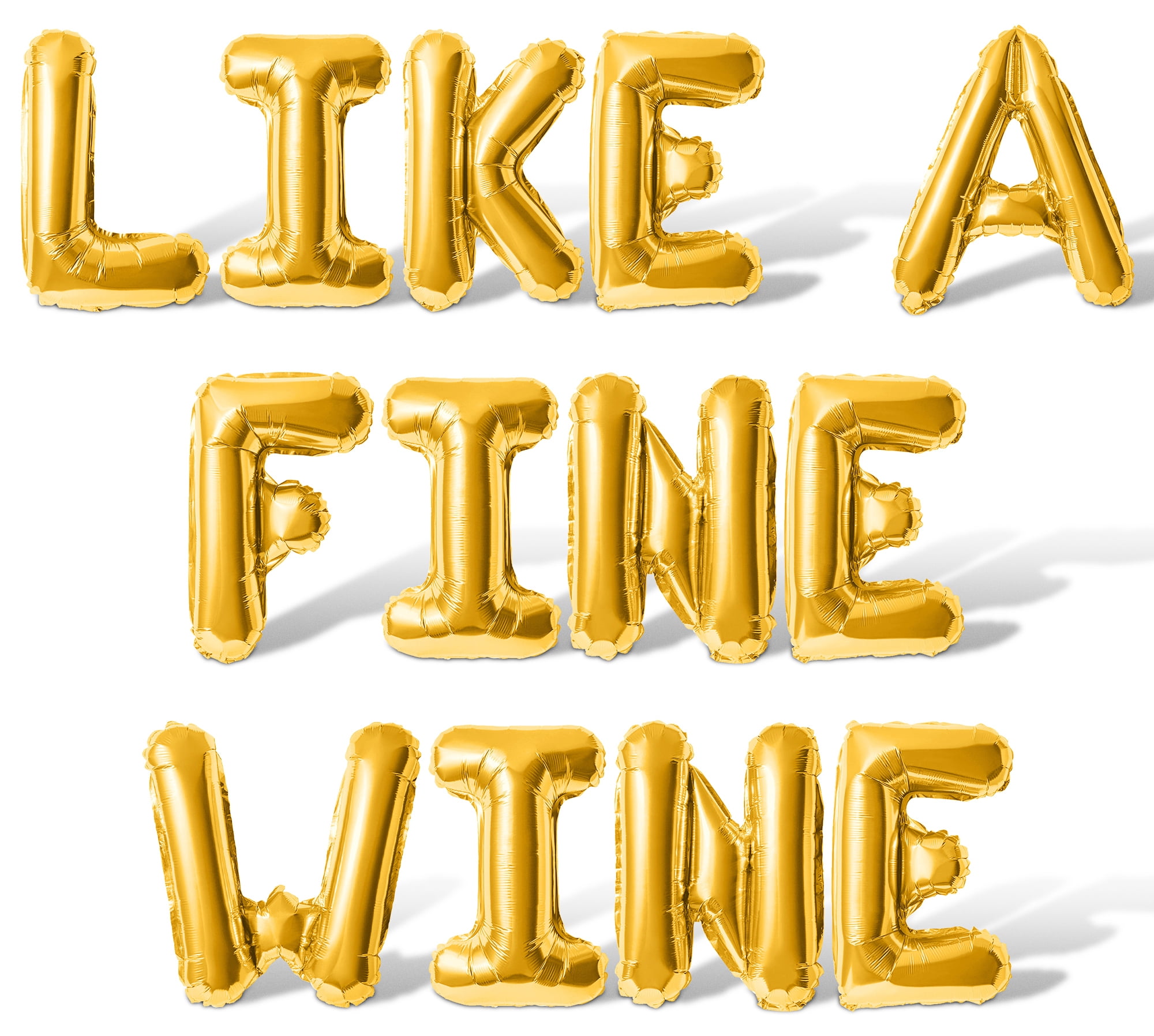 Letter Balloons - LIKE A FINE WINE 16