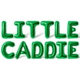 thumbnail image 1 of Letter Balloons - LITTLE CADDIE 16" Inch Alphabet Letters Foil Mylar Balloon Child Golf-Themed Birthday Party Banner (Green), 1 of 5