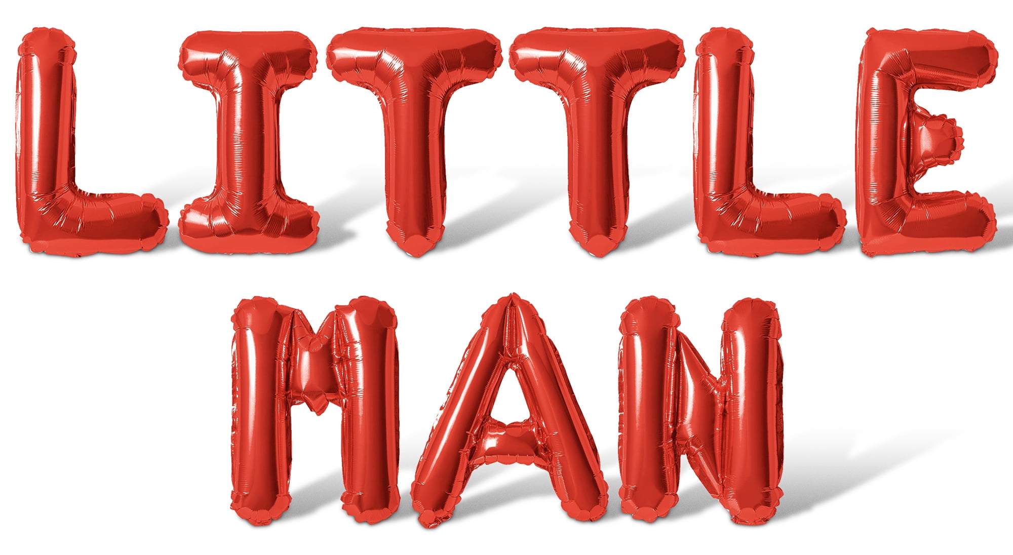 Letter Balloons - LITTLE MAN 16