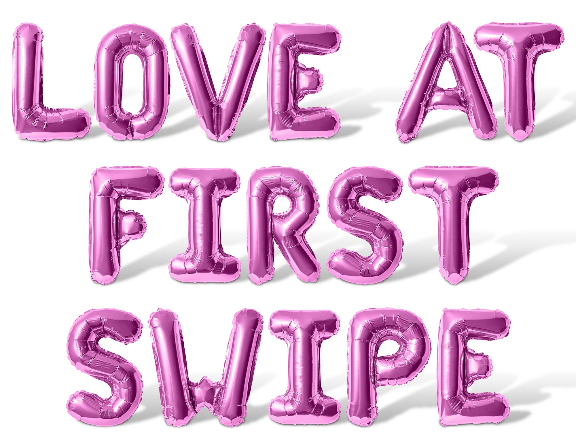 Letter Balloons - LOVE AT FIRST SWIPE 16