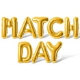 thumbnail image 1 of Letter Balloons - MATCH DAY 16" Inch Alphabet Letters Foil Mylar Balloon Medical Residency Match Day Party Banner (Gold), 1 of 5