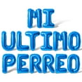 thumbnail image 1 of Letter Balloons - MI ULTIMO PERREO 16" Inch Alphabet Letters Foil Mylar Balloon Bachelorette Party Banner (Blue), 1 of 5
