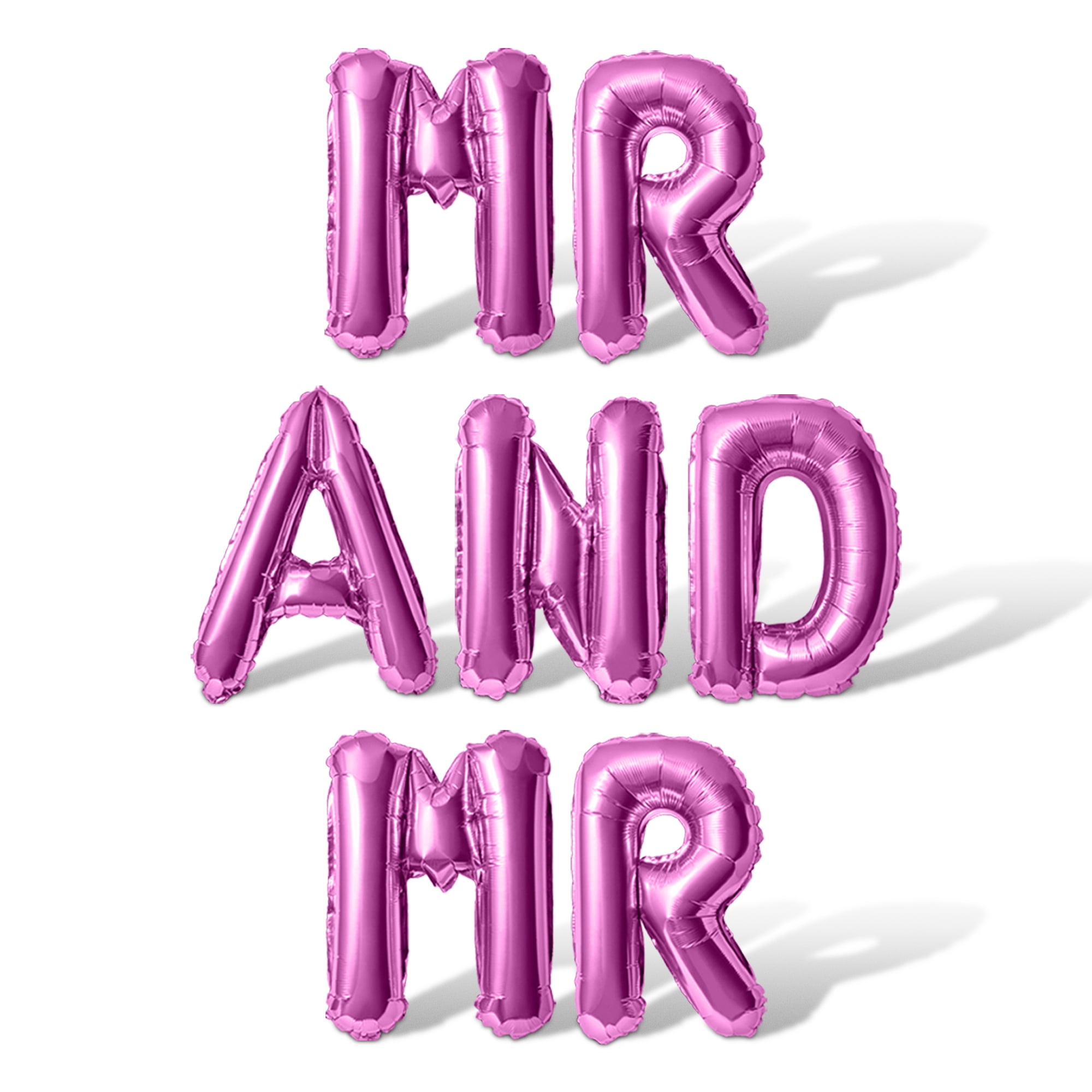 Letter Balloons - MR AND MR 16