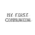 thumbnail image 1 of Letter Balloons - MY FIRST COMMUNION 16" Inch Alphabet Letters Foil Mylar Balloon First Holy Communion Party Banner (Silver), 1 of 5