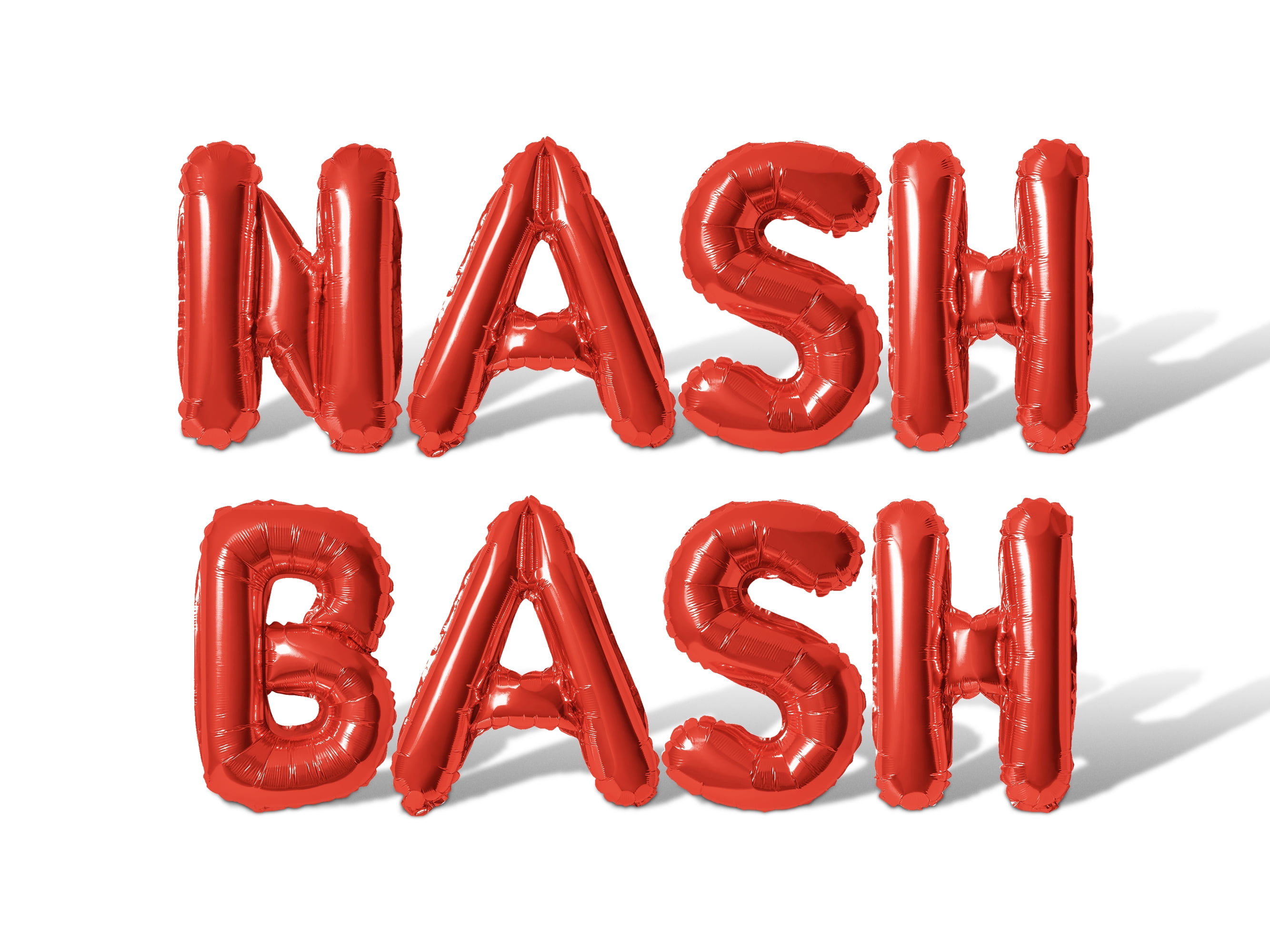 Letter Balloons - NASH BASH 16