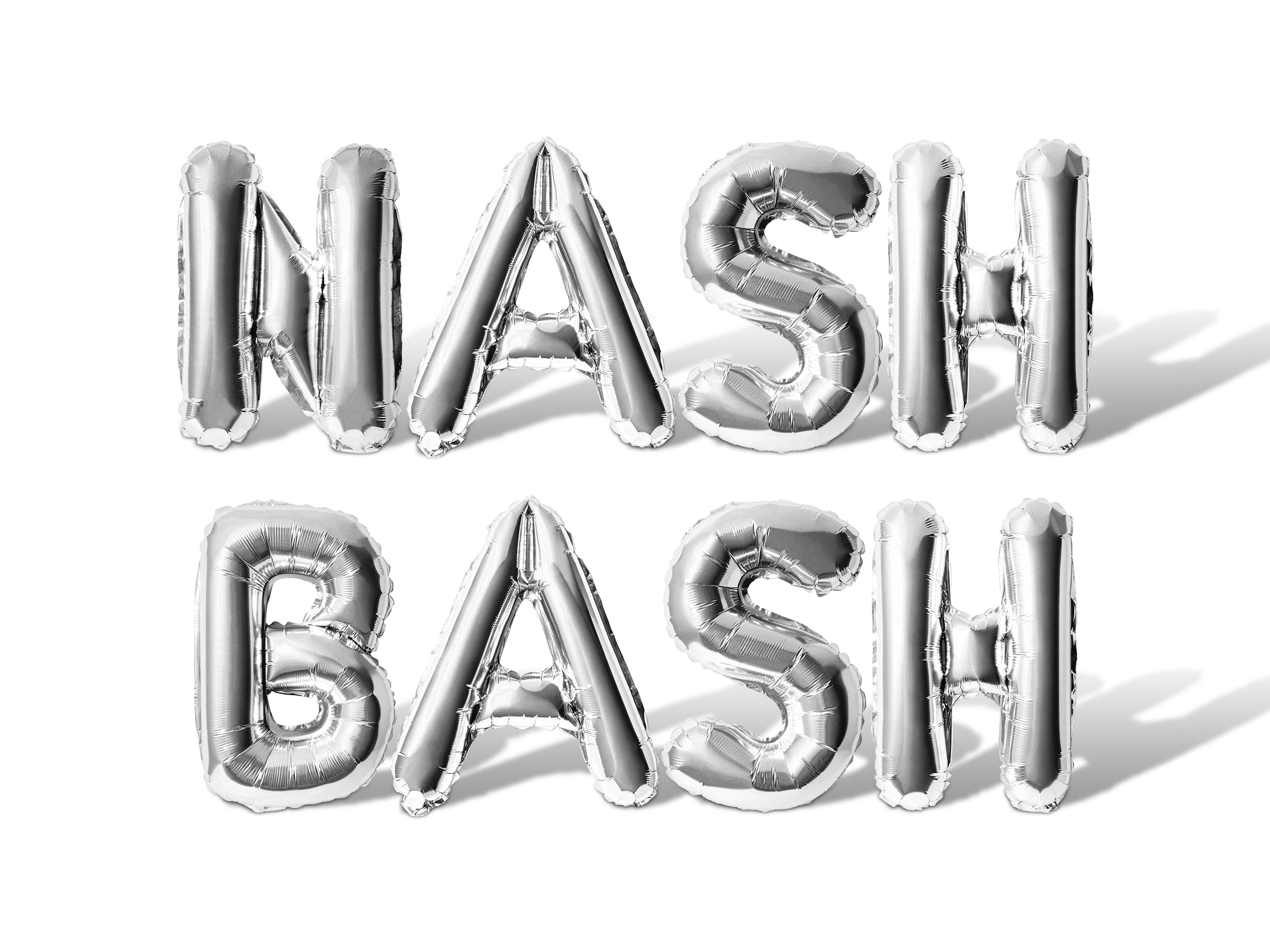 Letter Balloons - NASH BASH 16