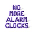 thumbnail image 1 of Letter Balloons - NO MORE ALARM CLOCKS 16" Inch Alphabet Letters Foil Mylar Balloon Retirement Party Banner (Purple), 1 of 5