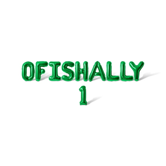 Letter Balloons - OFISHALLY 1 16" Inch Alphabet Letters Foil Mylar Balloon Birthday Party Banner (Green)