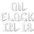 thumbnail image 1 of Letter Balloons - OH FLOCK IM 18 16" Inch Alphabet Letters Foil Mylar Balloon 18th Birthday Party Banner (White), 1 of 5