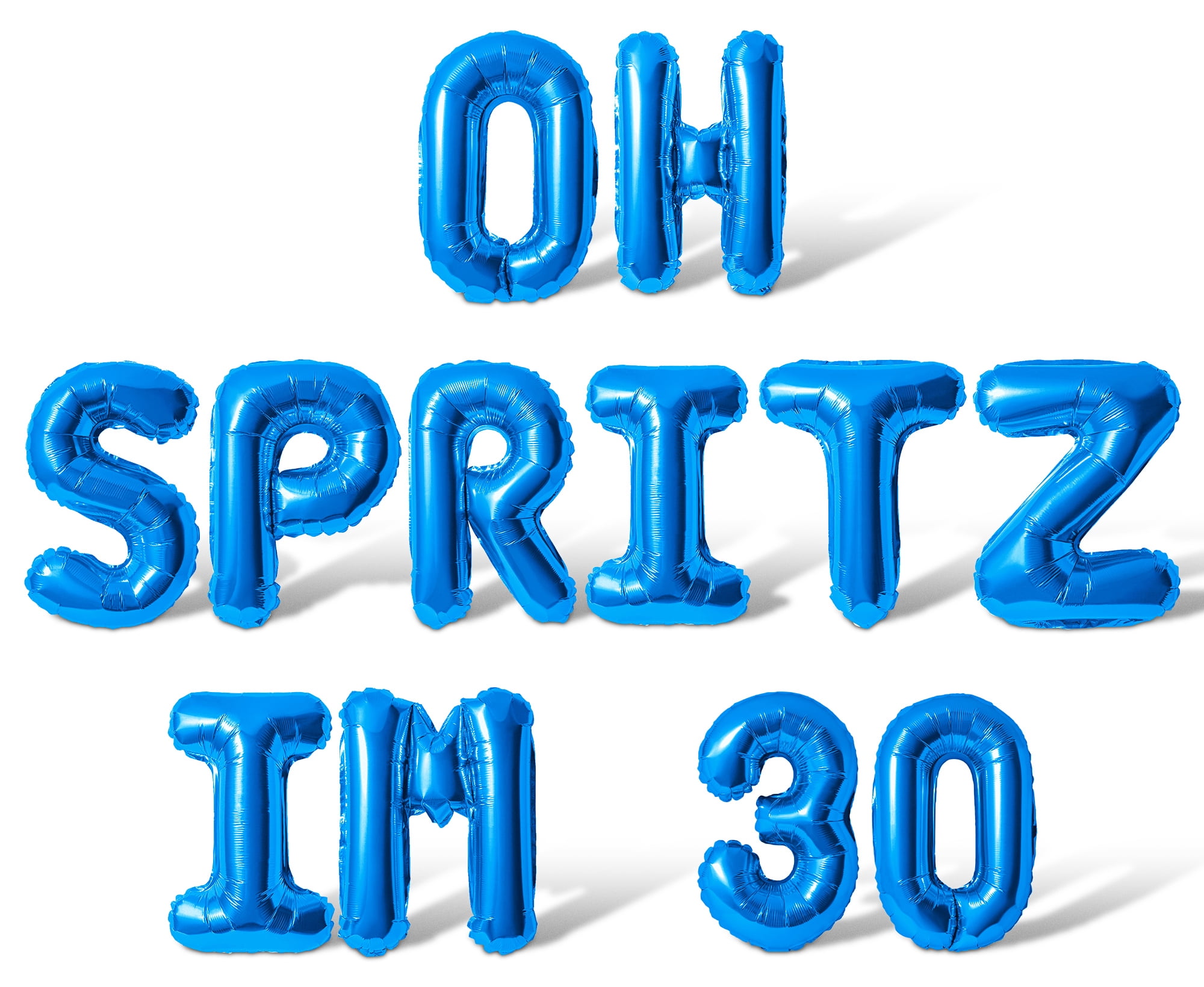 Letter Balloons - OH SPRITZ IM 30 16