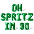 thumbnail image 1 of Letter Balloons - OH SPRITZ IM 30 16" Inch Alphabet Letters Foil Mylar Balloon 30th Birthday Party Banner (Green), 1 of 5
