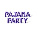 thumbnail image 1 of Letter Balloons - PAJAMA PARTY 16" Inch Alphabet Letters Foil Mylar Balloon Bachelorette or Bridal Shower Party Banner (Purple), 1 of 5