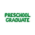 thumbnail image 1 of Letter Balloons - PRESCHOOL GRADUATE 16" Inch Alphabet Letters Foil Mylar Balloon Graduation Day Party Banner (Green), 1 of 5