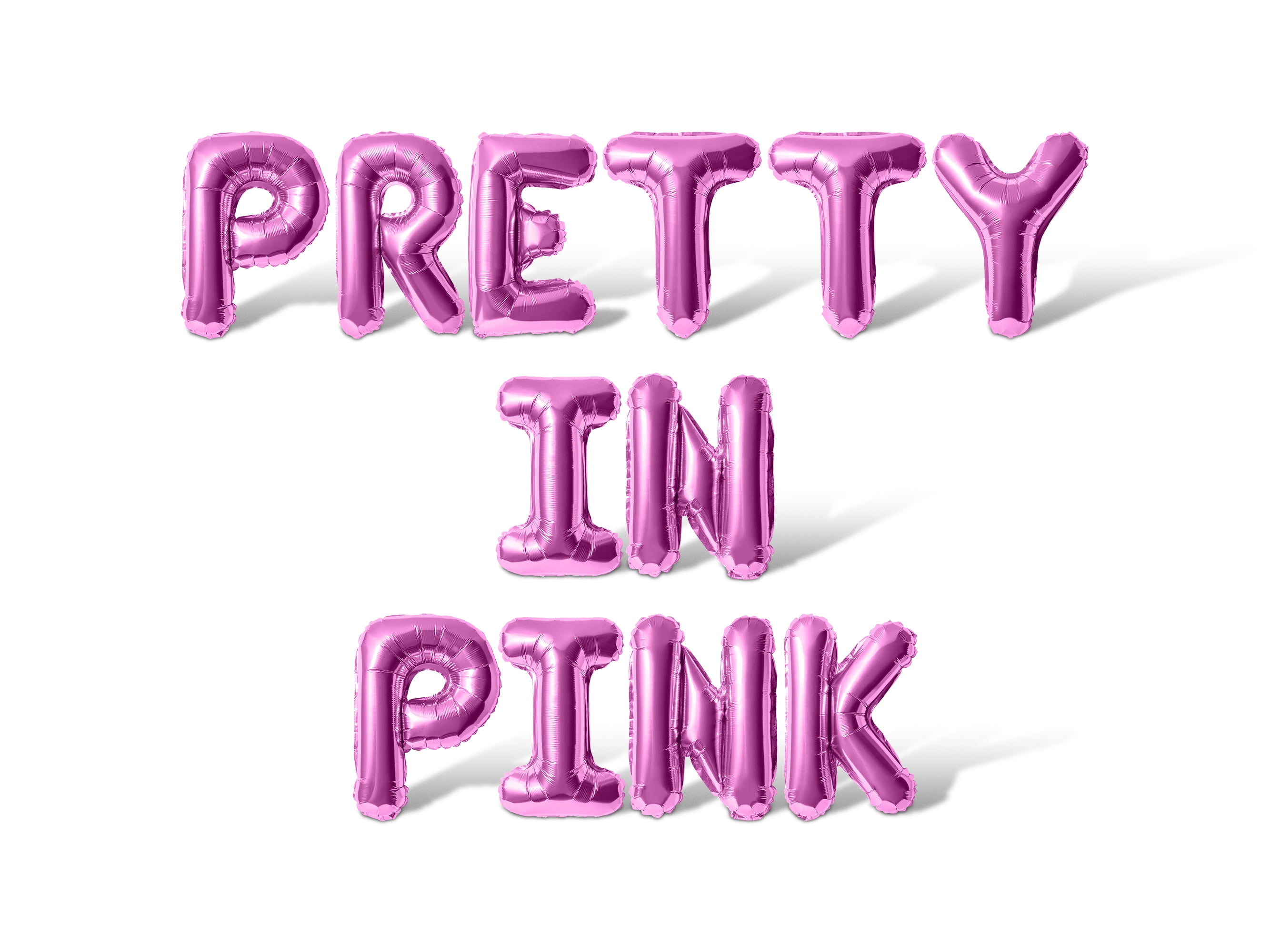 Letter Balloons - PRETTY IN PINK 16