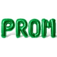 thumbnail image 1 of Letter Balloons - PROM 16" Inch Alphabet Letters Foil Mylar Balloon Prom Party Banner (Green), 1 of 5