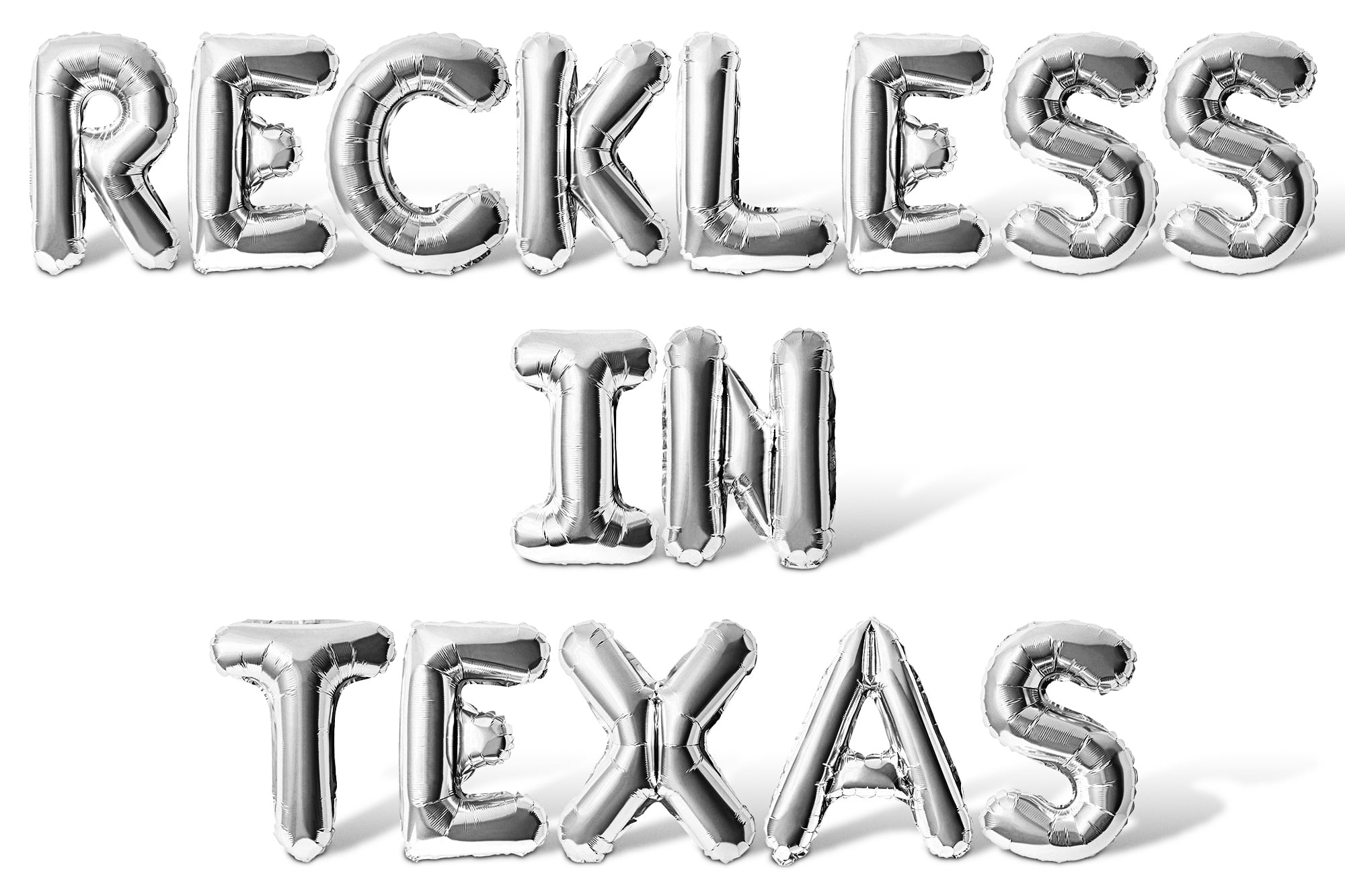 Letter Balloons - RECKLESS IN TEXAS 16