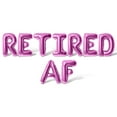 thumbnail image 1 of Letter Balloons - RETIRED AF 16" Inch Alphabet Letters Foil Mylar Balloon Retirement Party Party Banner (Pink), 1 of 5