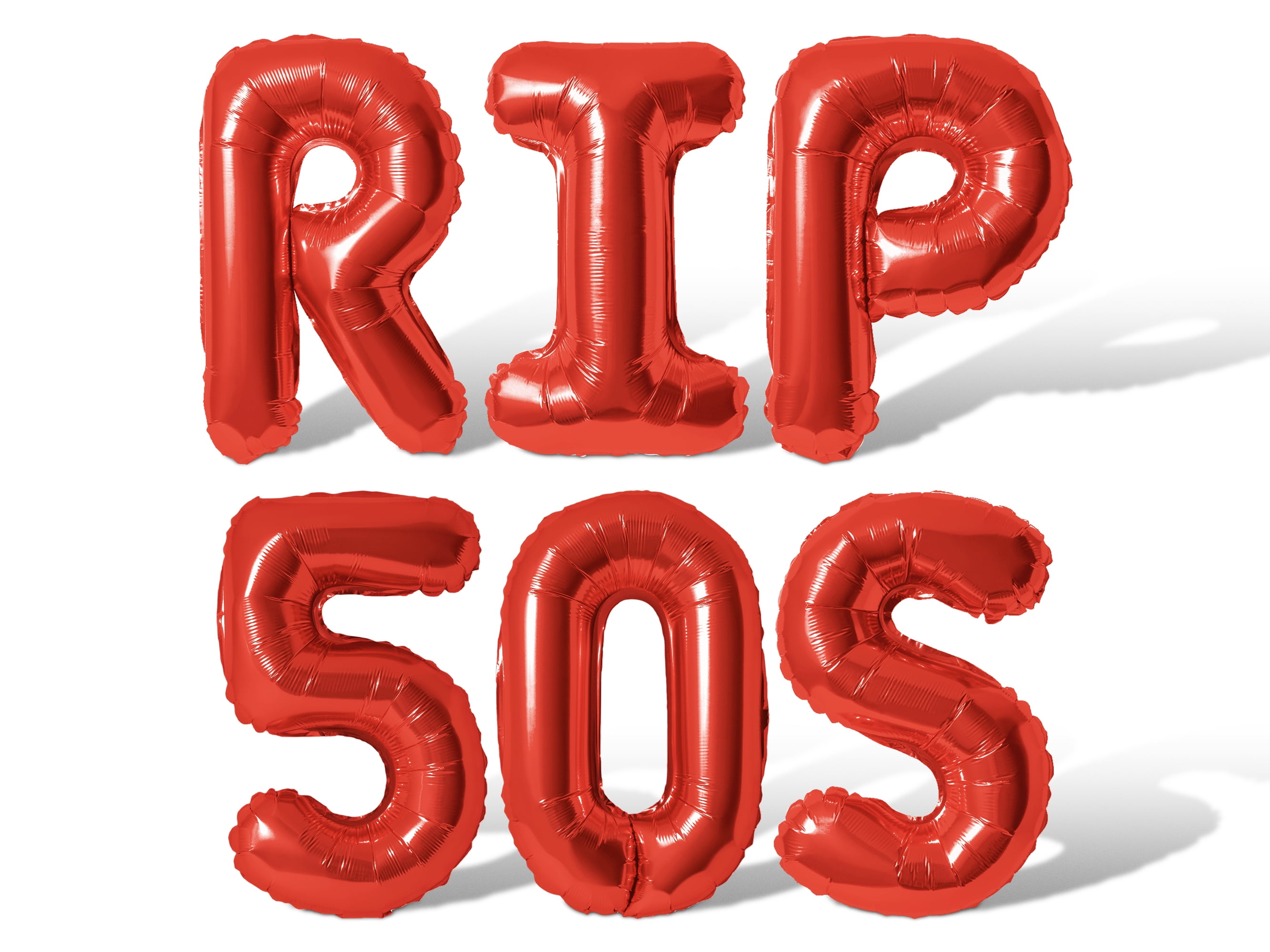 Letter Balloons - RIP 50S 16