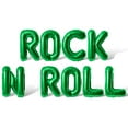 thumbnail image 1 of Letter Balloons - ROCK N ROLL 16" Inch Alphabet Letters Foil Mylar Balloon Birthday Party Banner (Green), 1 of 5