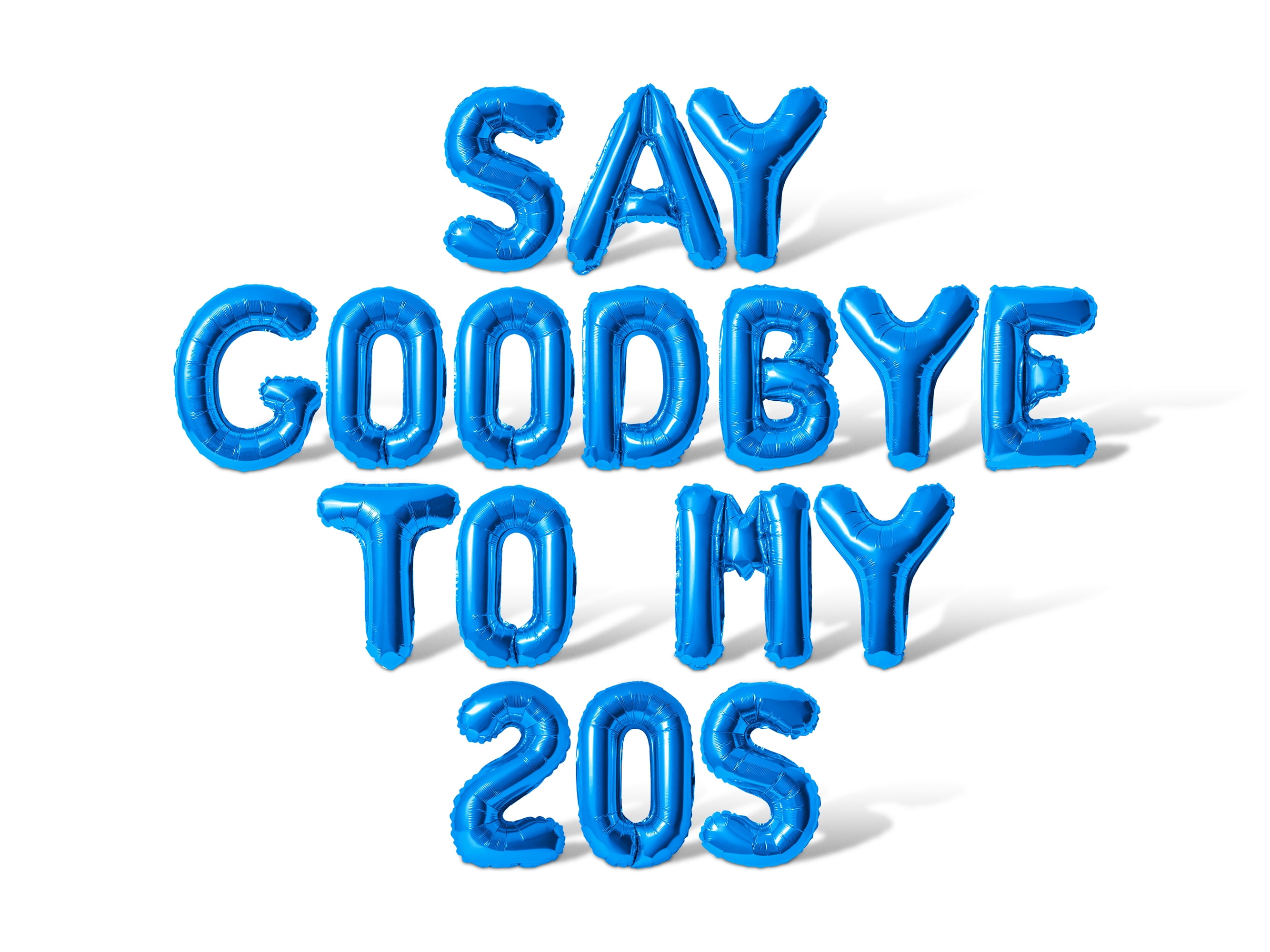 Letter Balloons - SAY GOODBYE TO MY 20S 16