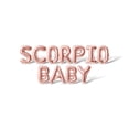 thumbnail image 1 of Letter Balloons - SCORPIO BABY 16" Inch Alphabet Letters Foil Mylar Balloon Birthday Party Banner (Rose Gold), 1 of 5