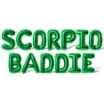 thumbnail image 1 of Letter Balloons - SCORPIO BADDIE 16" Inch Alphabet Letters Foil Mylar Balloon Scorpio Birthday Party Banner (Green), 1 of 5