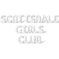 thumbnail image 1 of Letter Balloons - SCOTTSDALE GIRLS CLUB 16" Inch Alphabet Letters Foil Mylar Balloon Bachelorette Party Banner (White), 1 of 5