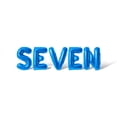 thumbnail image 1 of Letter Balloons - SEVEN 16" Inch Alphabet Letters Foil Mylar Balloon Birthday Party Banner (Blue), 1 of 5
