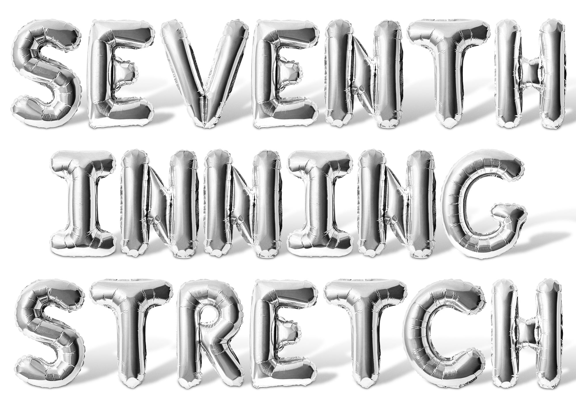 Stretch Letters Letter Balloons - SEVENTH INNING STRETCH 16
