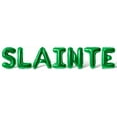 thumbnail image 1 of Letter Balloons - SLAINTE 16" Inch Alphabet Letters Foil Mylar Balloon Bachelorette Party Banner (Green), 1 of 5