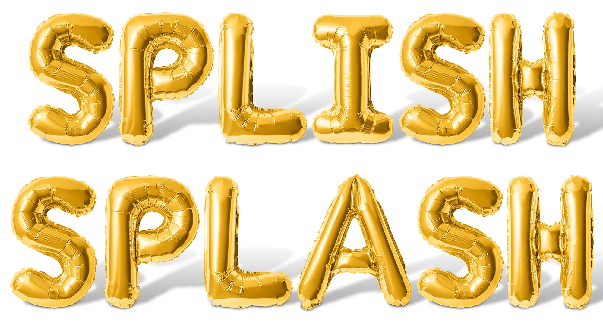 Letter Balloons - SPLISH SPLASH 16