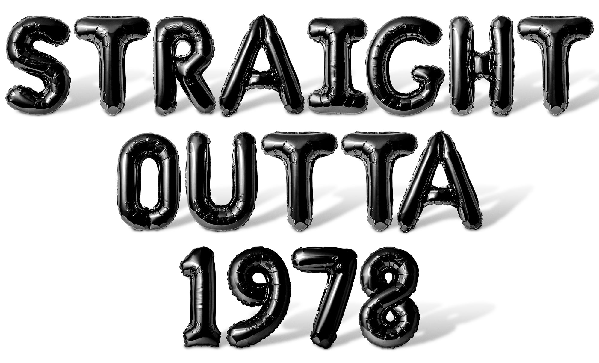 Letter Balloons - STRAIGHT OUTTA 1978 16