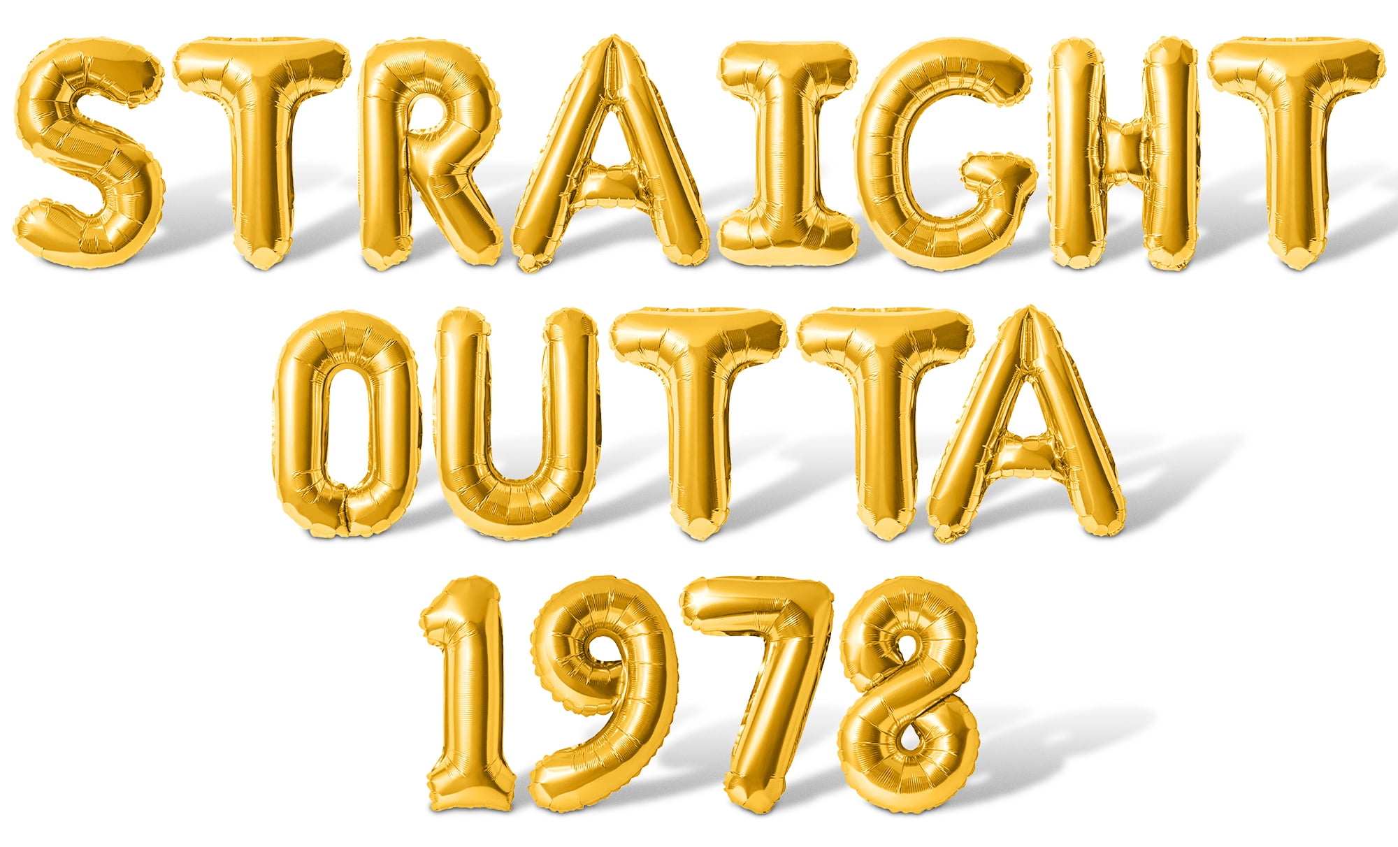 Letter Balloons - STRAIGHT OUTTA 1978 16