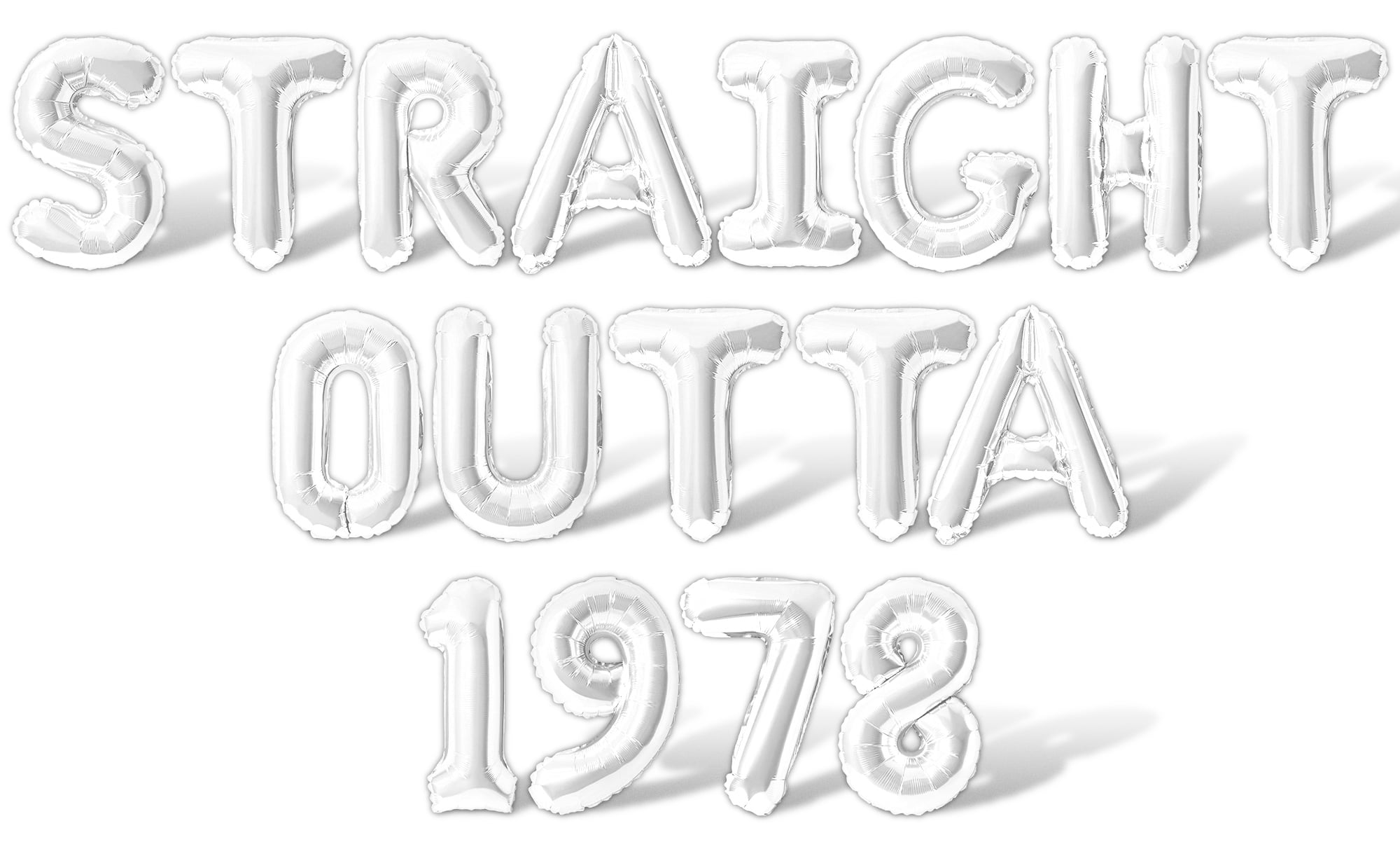 Letter Balloons - STRAIGHT OUTTA 1978 16
