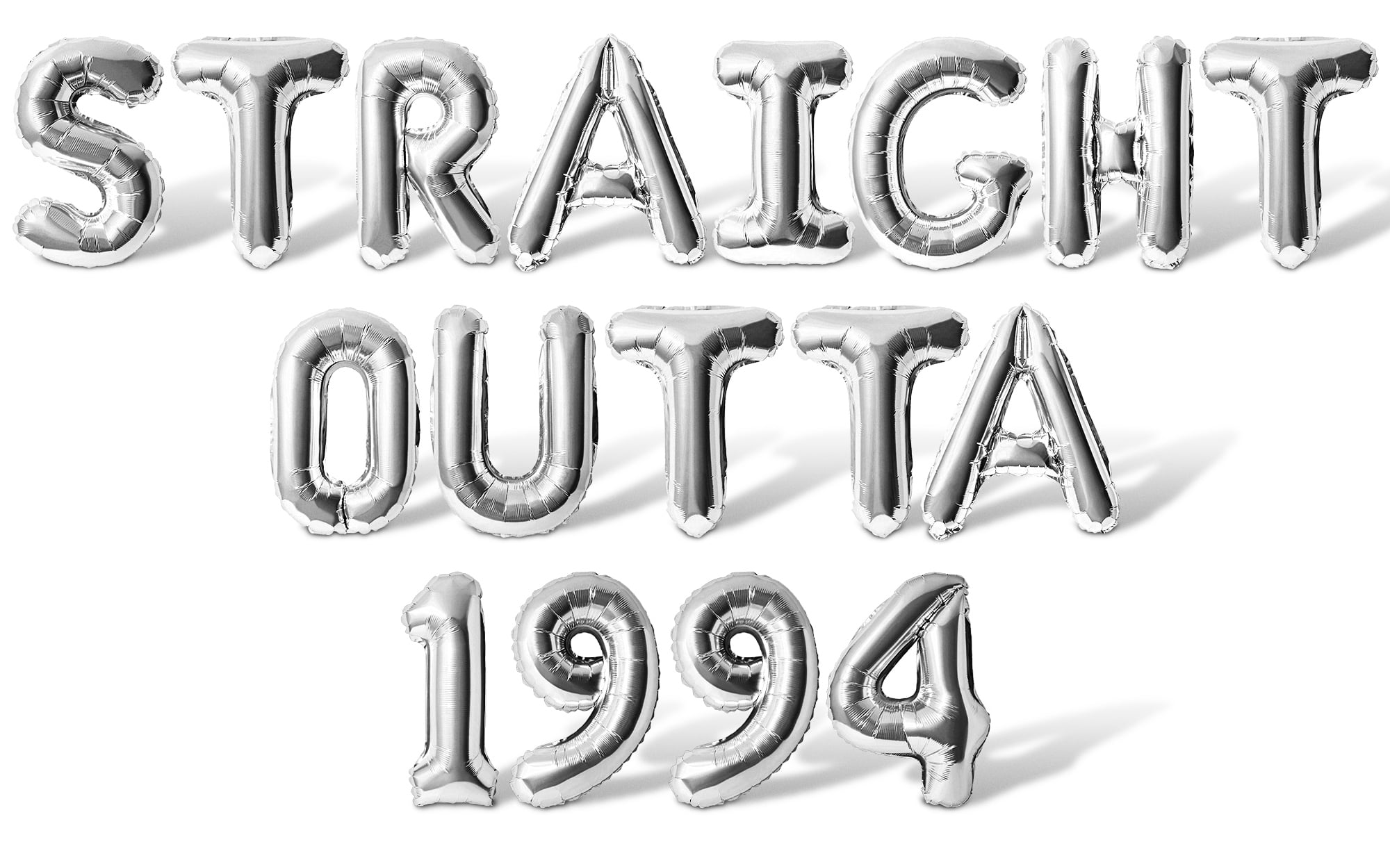Letter Balloons - STRAIGHT OUTTA 1994 16