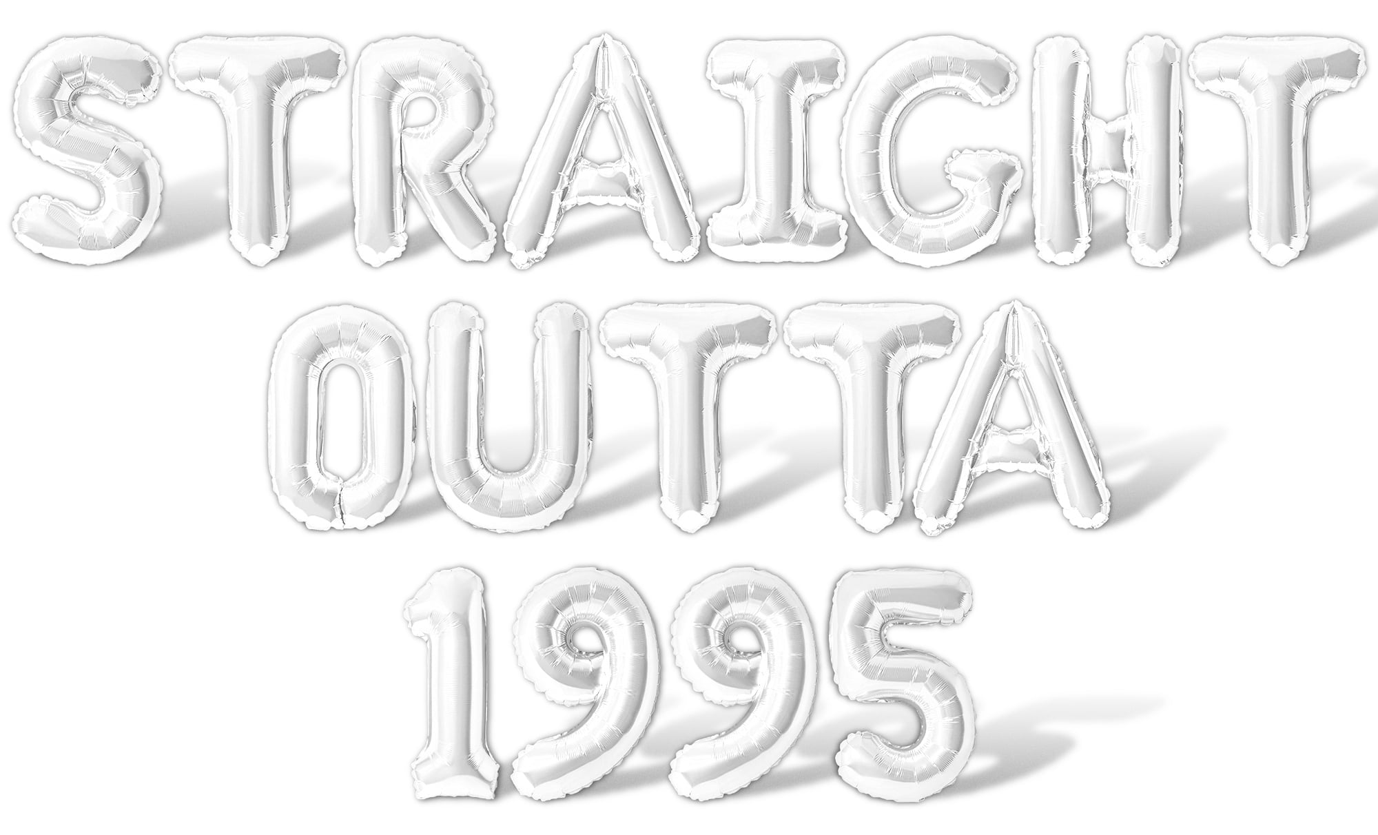 Letter Balloons - STRAIGHT OUTTA 1995 16