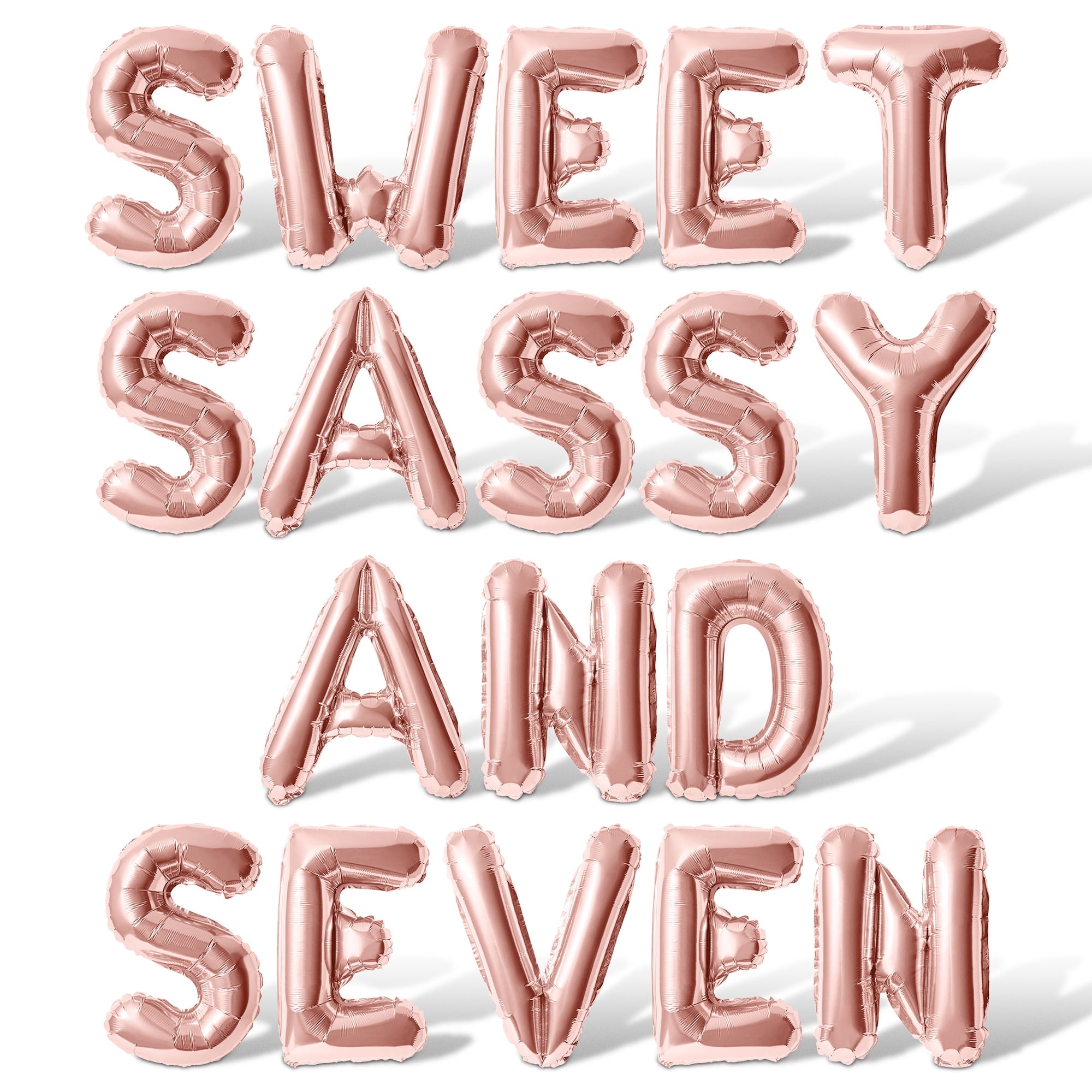 Letter Balloons - SWEET SASSY AND SEVEN 16