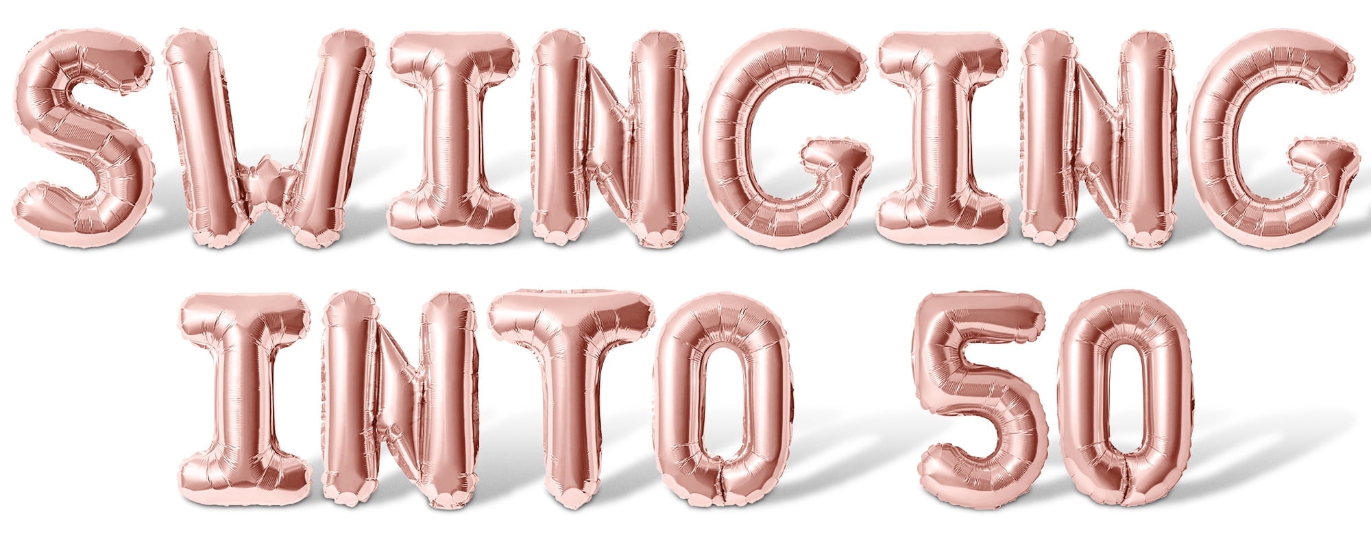 Letter Balloons - SWINGING INTO 50 16