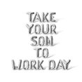 thumbnail image 1 of Letter Balloons - TAKE YOUR SON TO WORK DAY 16" Inch Alphabet Letters Foil Mylar Balloon Take Your Child To Work Day Party Banner (Silver), 1 of 5