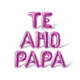 thumbnail image 1 of Letter Balloons - TE AMO PAPA 16" Inch Alphabet Letters Foil Mylar Balloon Father's Day Party Banner (Pink), 1 of 5