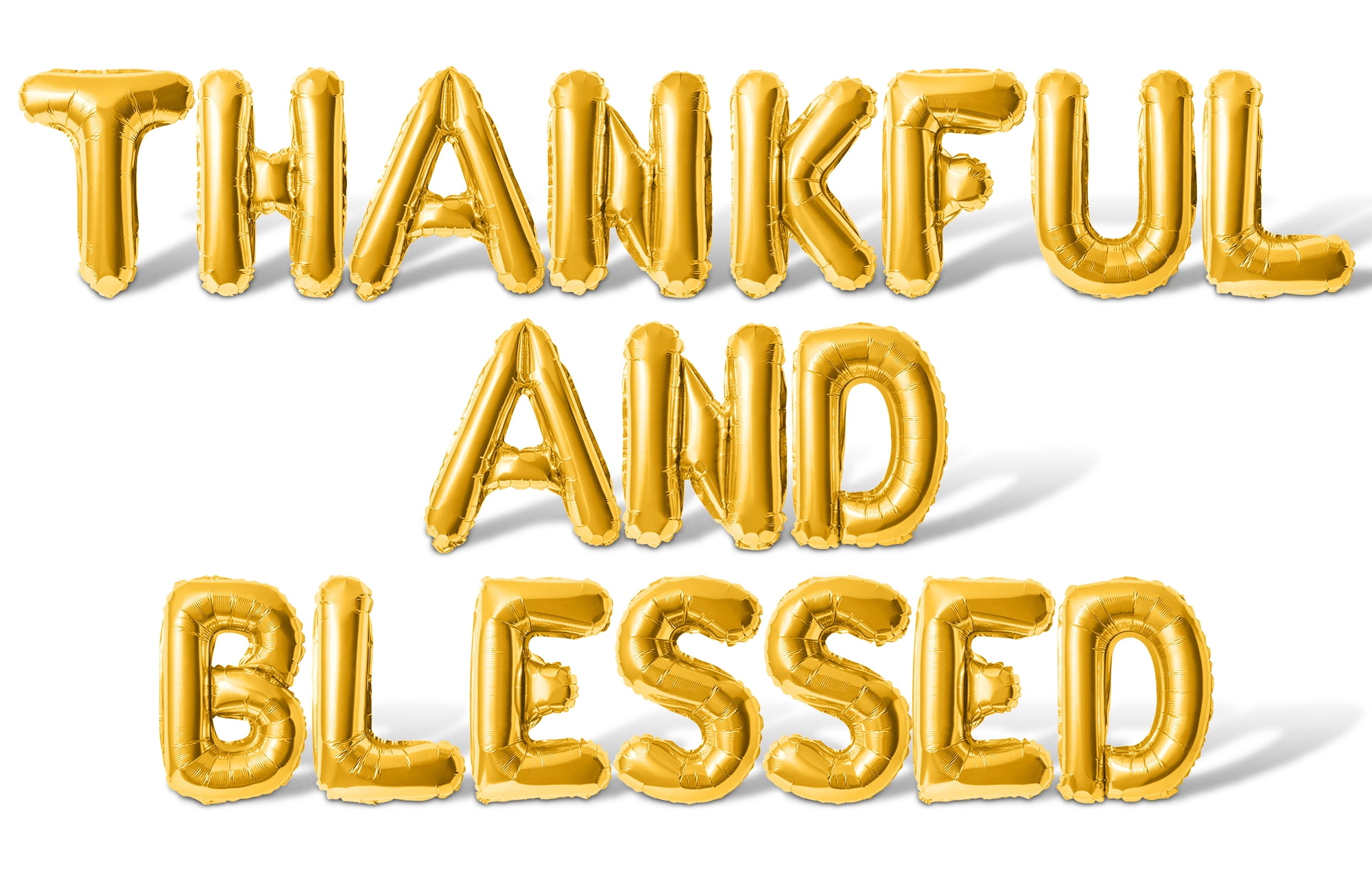 Letter Balloons - THANKFUL AND BLESSED 16