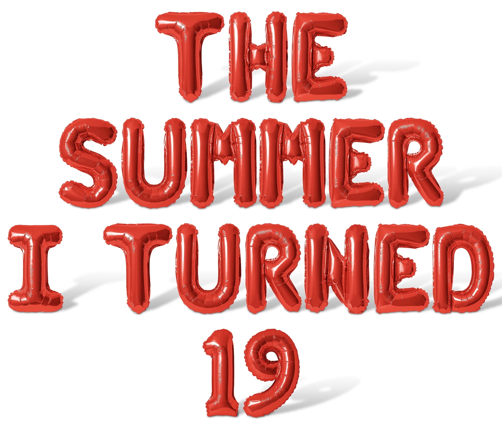Letter Balloons - THE SUMMER I TURNED 19 16